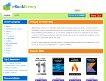Tablet Screenshot of ebookfrenzy.com
